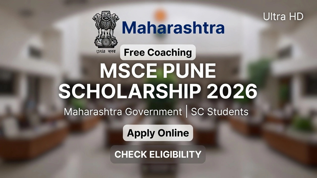 MSCE Pune Scholarship 2026
